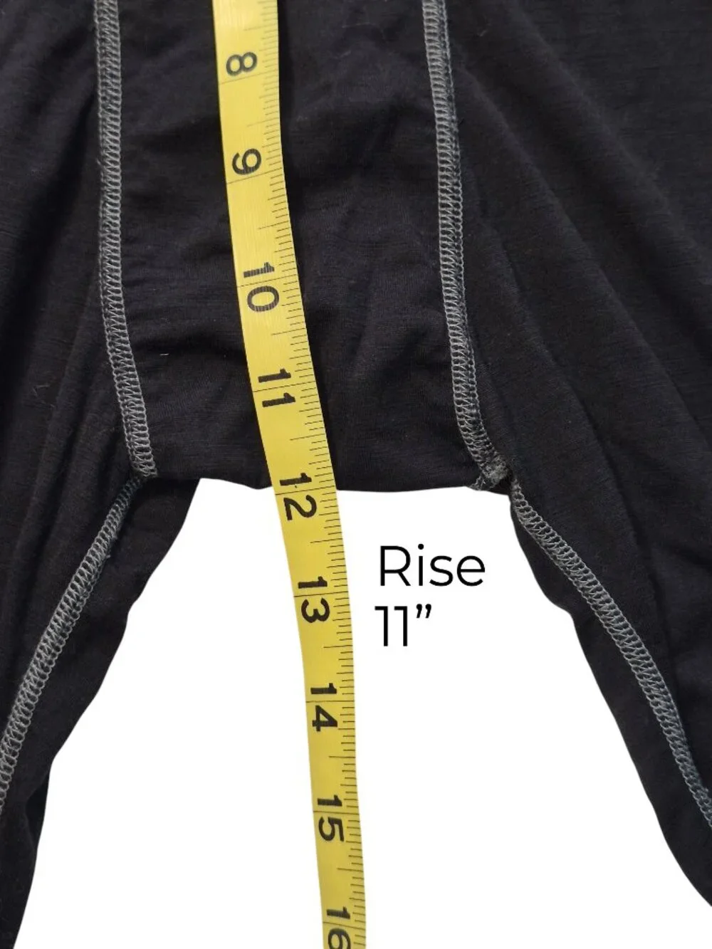 I/O Bio Merino Austrailian Wool Base Layer Leggings Black Size L